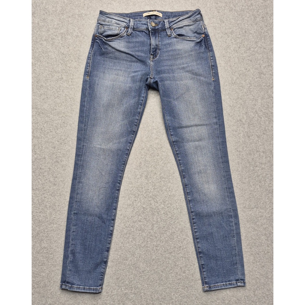 Mavi Jeans Co. Jeans Womens 26 Blue Skinny Stretch Medium Wash Denim Whiskered